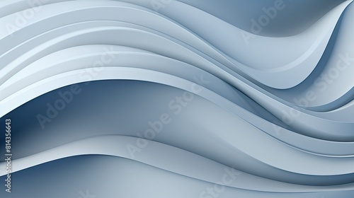 Abstract wallpaper background with smooth and curved lines created by folding paper in the shape of waves