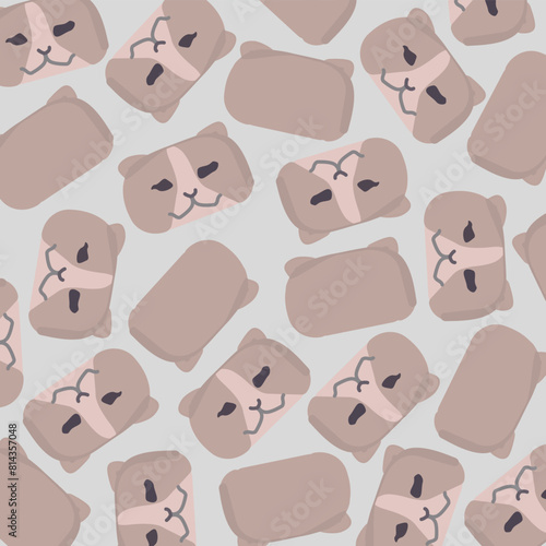Scary Warm Sienna Cat with Soft Antique White Accents Background. Cat with Soft Antique White Accents Background Scary Warm Sienna
