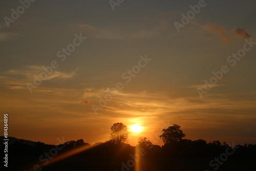 Wallpaper Mural Panorama sunset sky and cloud background Torontodigital.ca