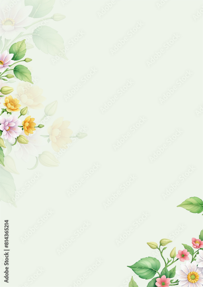 flower background for wedding card and others