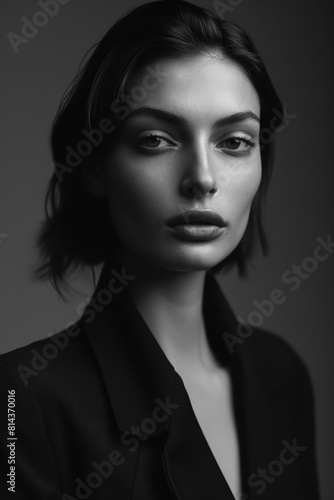 Monochrome Portrait of a Woman