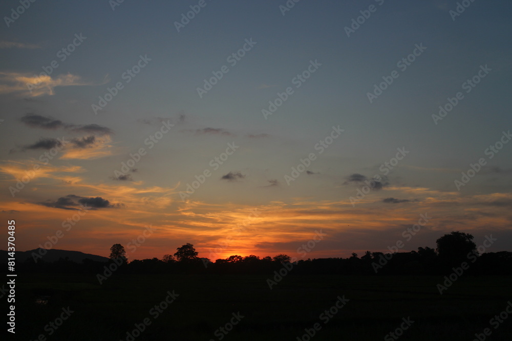 custom made wallpaper toronto digitalSunset sky for background or sunrise sky and cloud at morning.