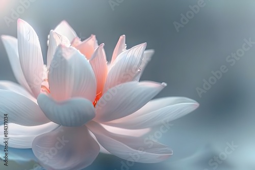 Soft Ethereal Bloom of a Delicate Flower Capturing Tranquil Beauty and Serenity in Nature