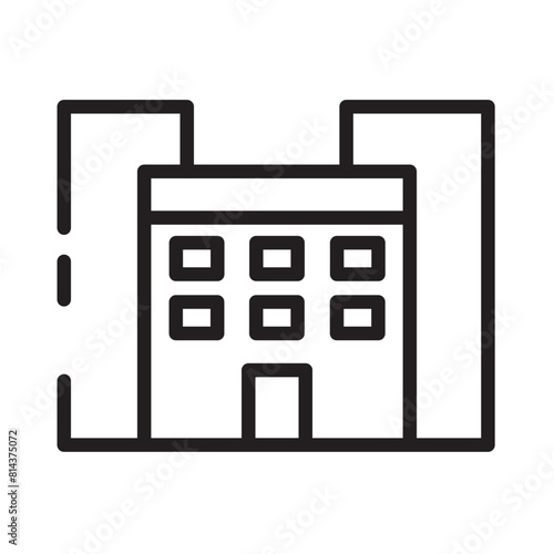 Appartment Home Real Line Icon