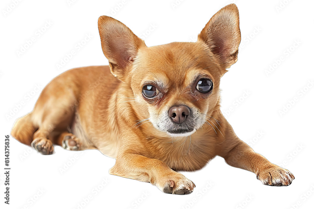 Chihuahua Dog Isolated Sitting Chihuahua Dog Isolated Sitting
