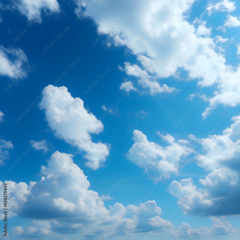 Obraz premium blue sky with clouds