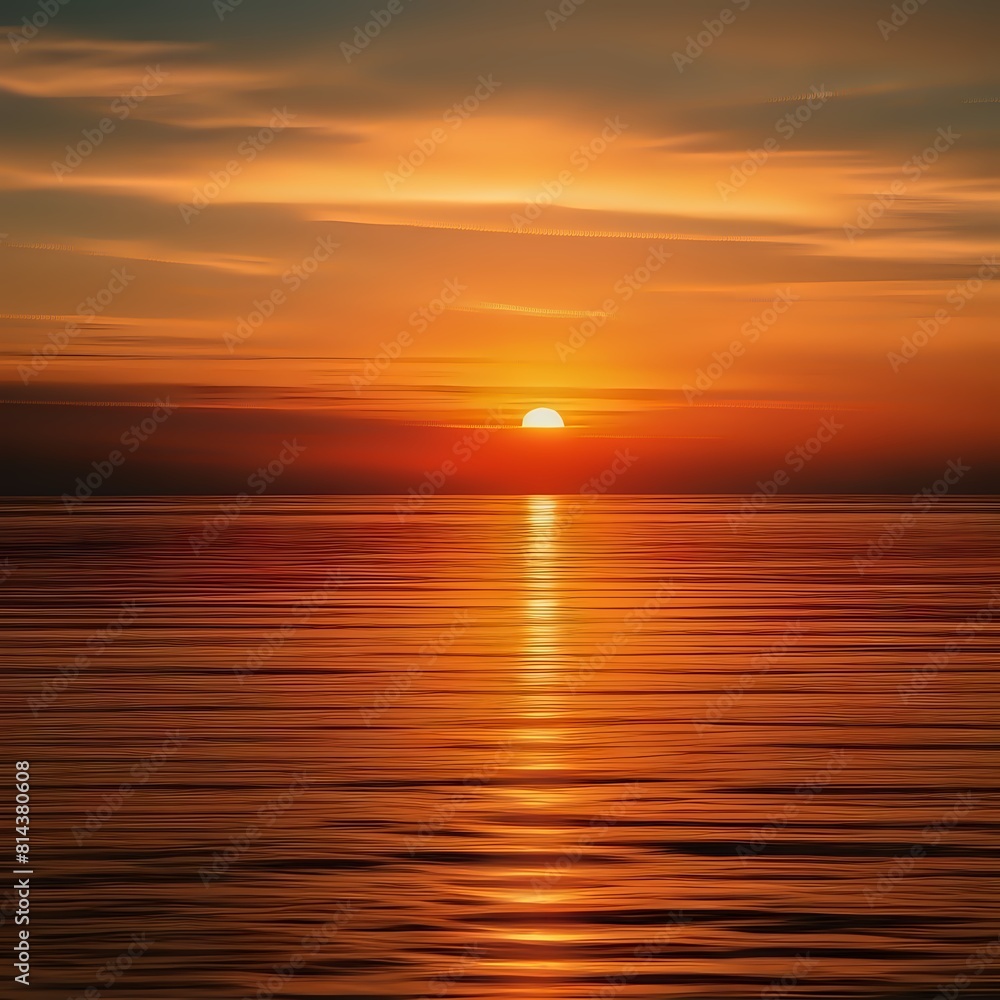 sunset over the sea sunset over the sea