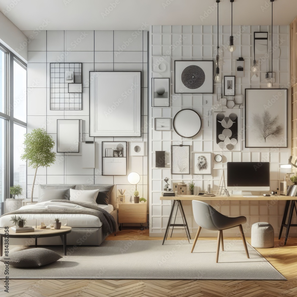 A Room with a template mockup poster empty white and with a bed and a desk standardscalex image art has illustrative meaning has illustrative meaning. A Room with a template mockup poster empty white and with a bed and a desk standardscalex image art has illustrative meaning has illustrative meaning.