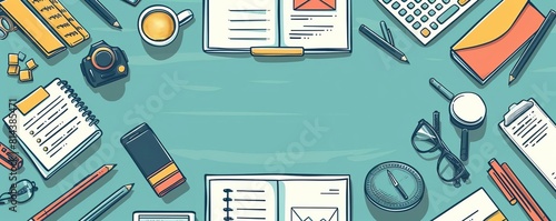 Strategic mergers flat design top view corporate merger theme cartoon drawing Monochromatic Color Scheme