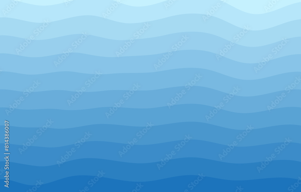 Background vector illustration of blue ocean wave layers Background vector illustration of blue ocean wave layers