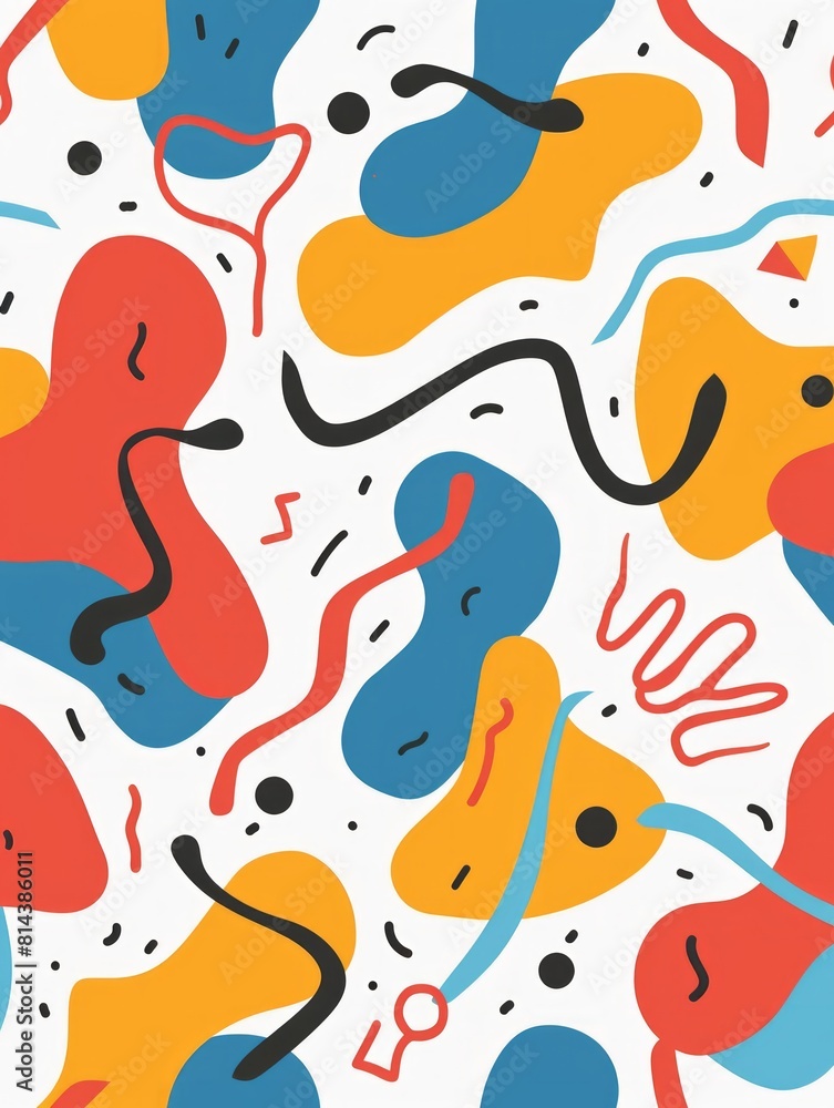 abstract fun style white background abstract fun style white background