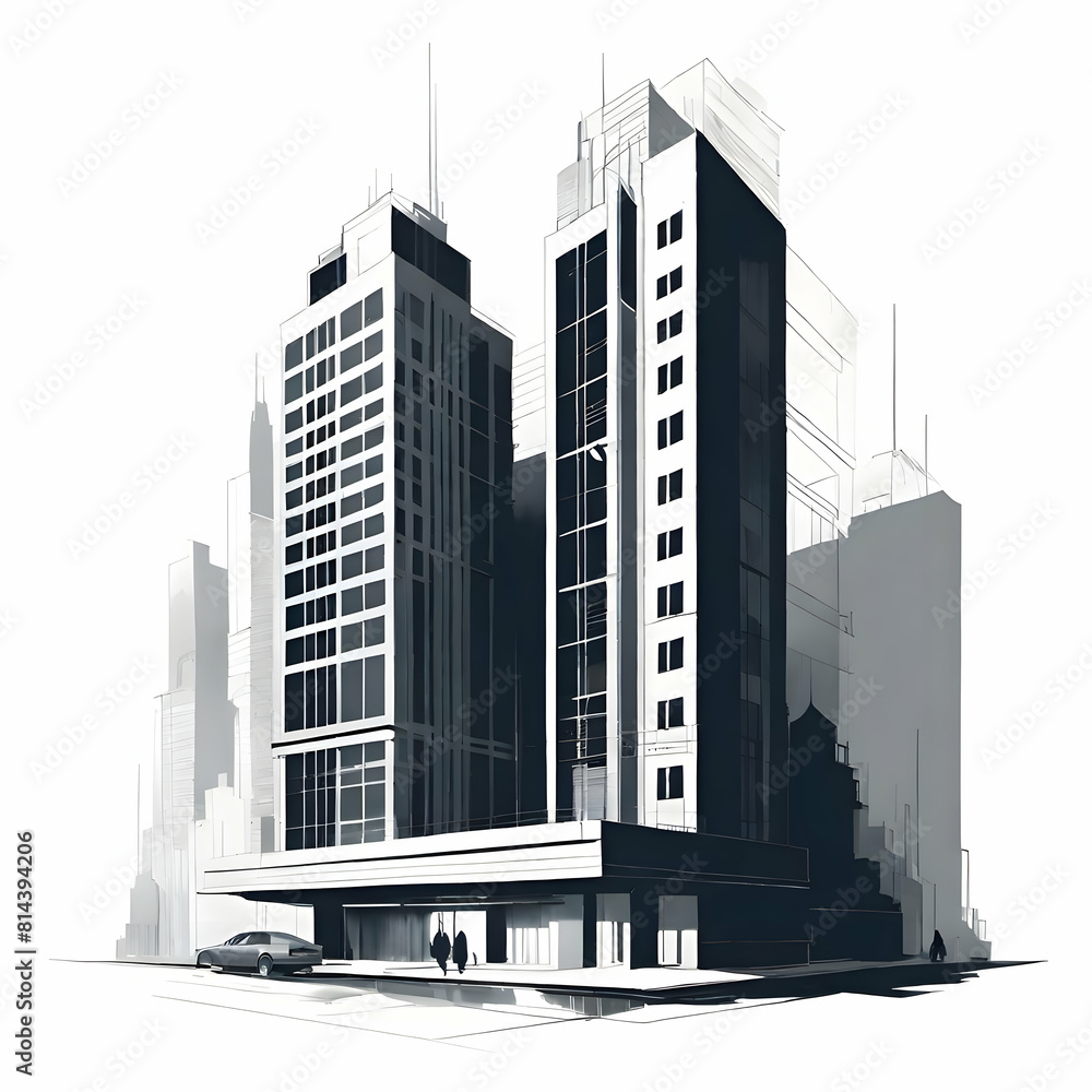 Sketch of building