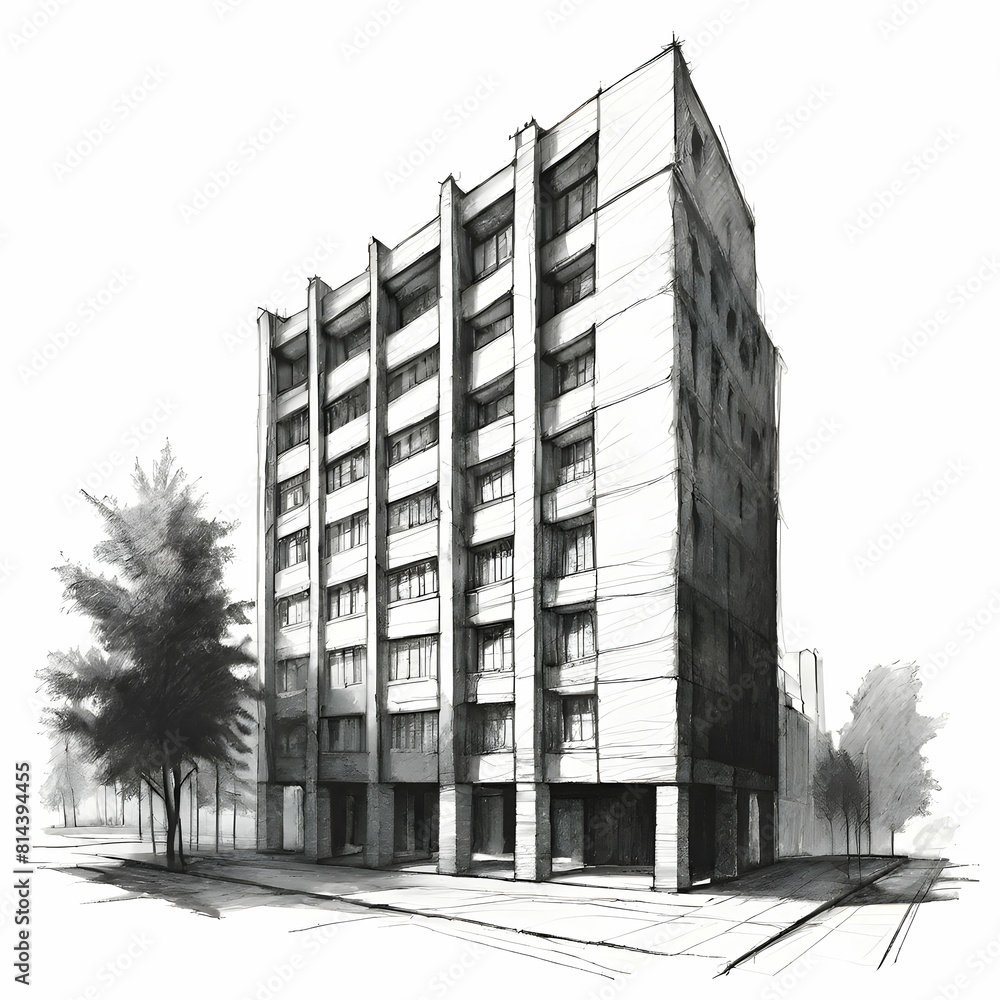 Sketch of building Sketch of building