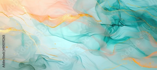 Soft Watercolor Background With Pastel Hues