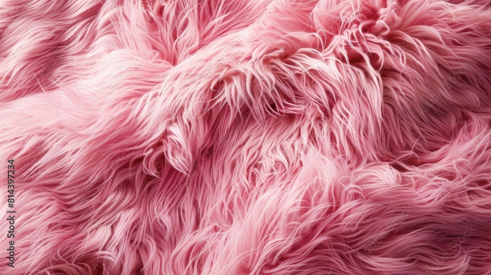 Textured faux fur cushion coat texture background