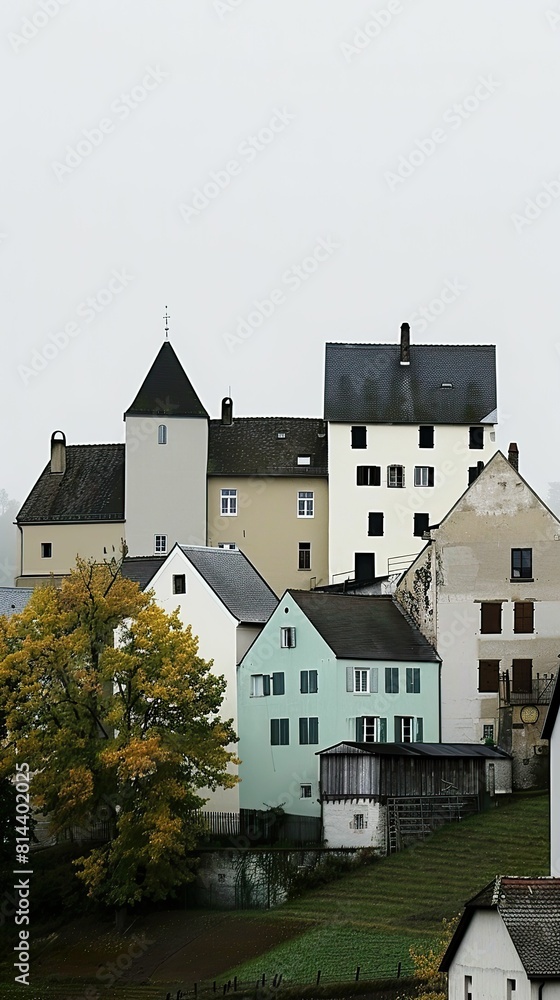 A medieval village that appears only once every hundred years A medieval village that appears only once every hundred years