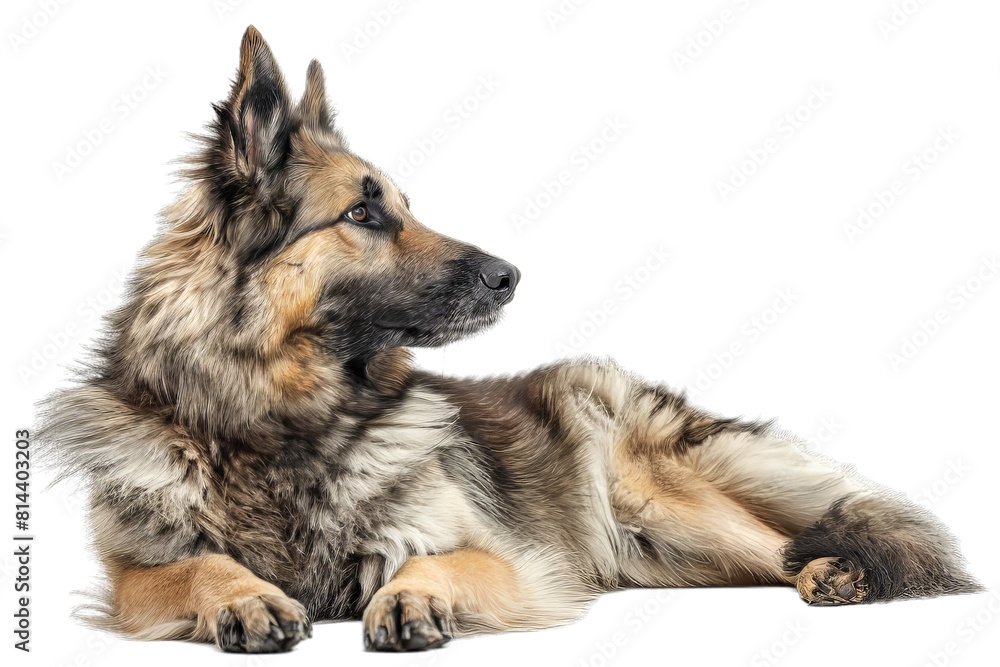 German Shepherd Dog Isolated