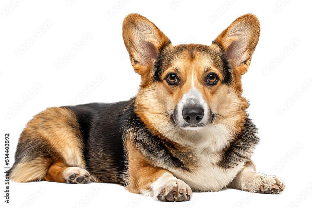Welsh Corgi Dog Isolated Welsh Corgi Dog Isolated