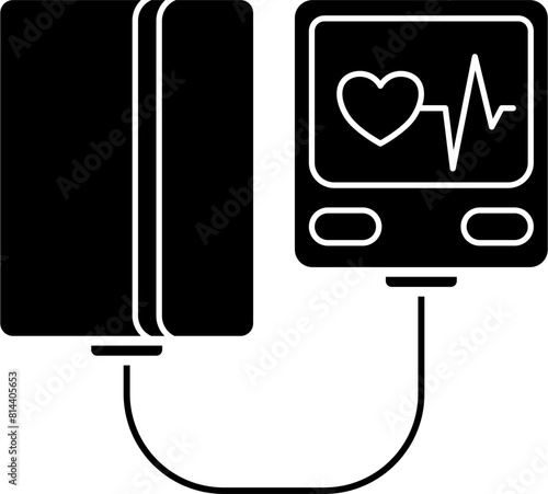 Blood pressure icon vector