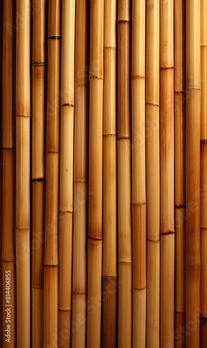 Background and texture of bamboo wall 