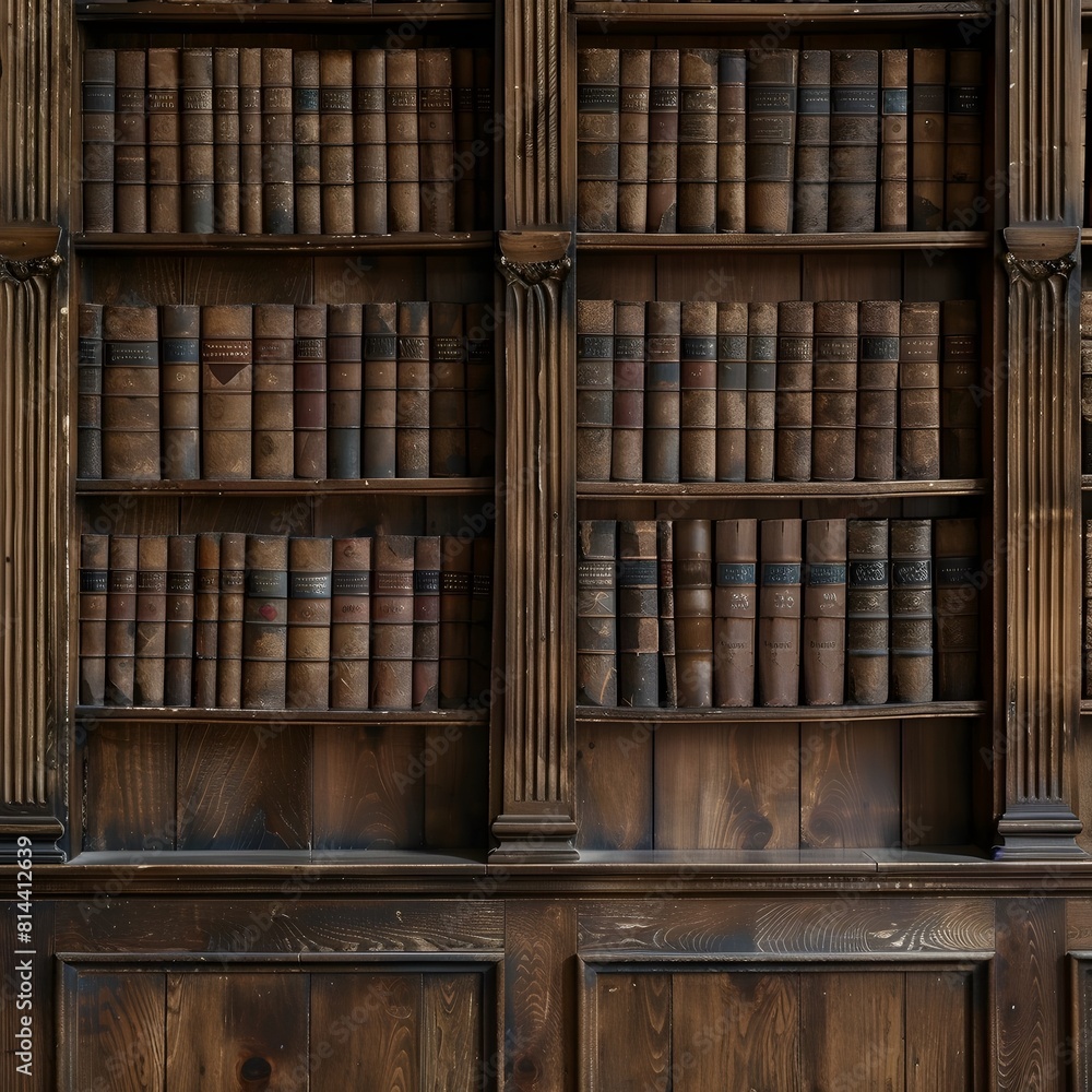 Elegant Old Library Bookshelf Backdrop for Sophisticated Book Launch or Product Presentation Elegant Old Library Bookshelf Backdrop for Sophisticated Book Launch or Product Presentation