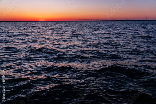 .sunset on the sea landscape