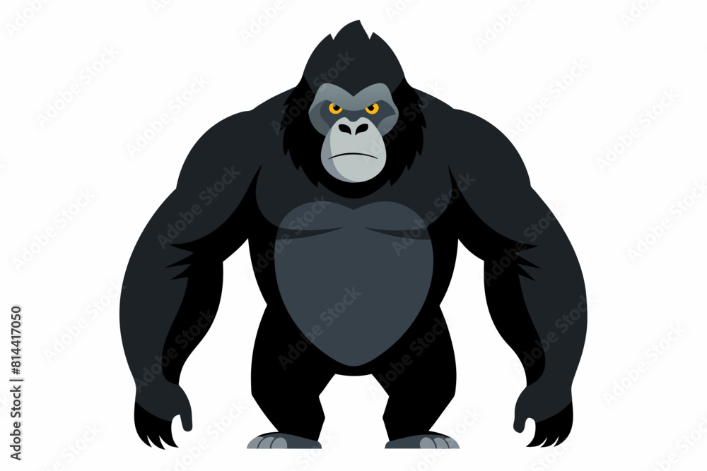 gorilla cartoon vector illustration gorilla cartoon vector illustration