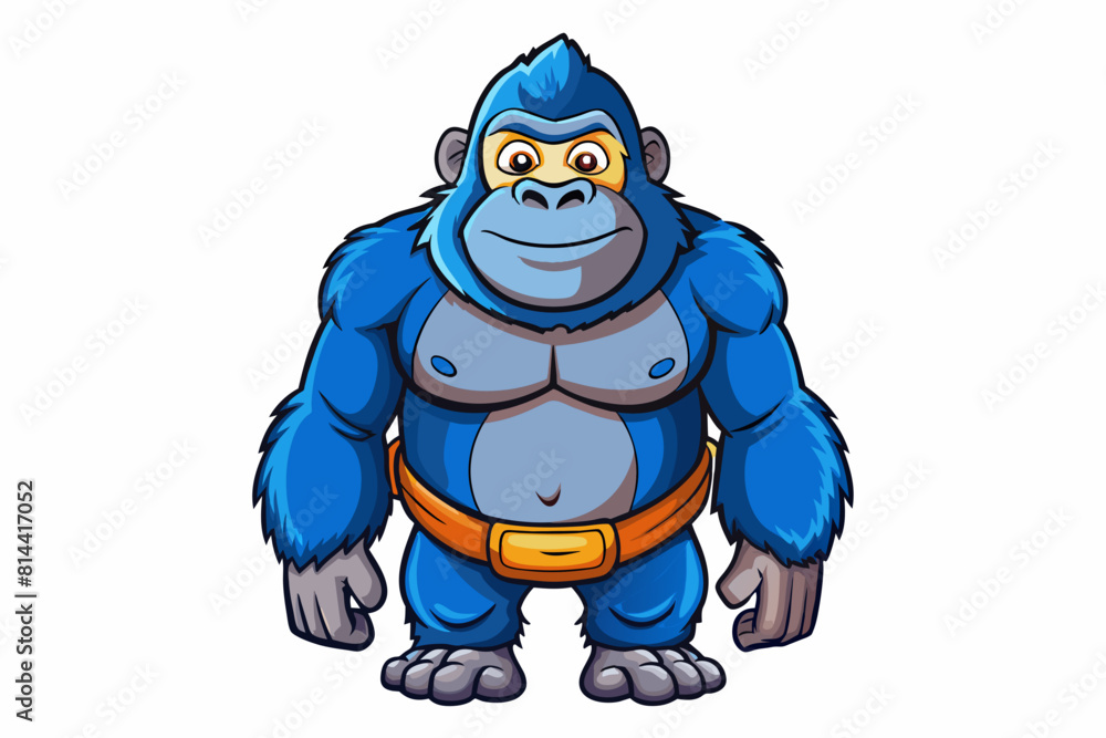 gorilla cartoon vector illustration gorilla cartoon vector illustration