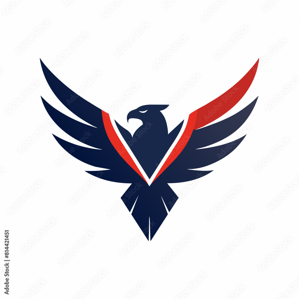 Modern and minimalist Eagle logo vector illustration Modern and minimalist Eagle logo vector illustration
