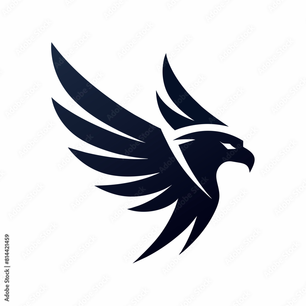 Modern and minimalist Eagle logo vector illustration Modern and minimalist Eagle logo vector illustration