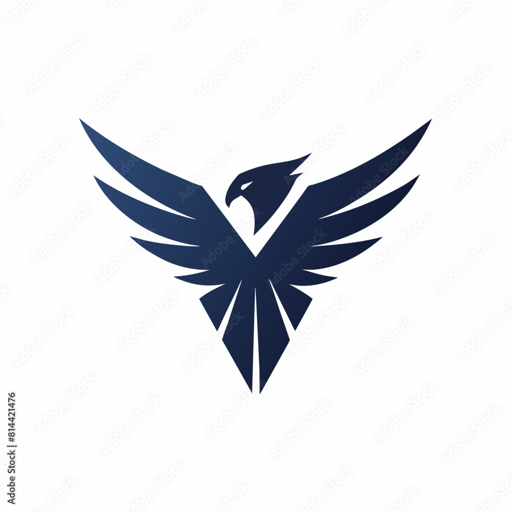 Modern and minimalist Eagle logo vector illustration Modern and minimalist Eagle logo vector illustration