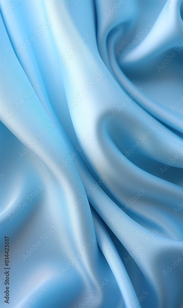 Fototapeta premium blue silk background