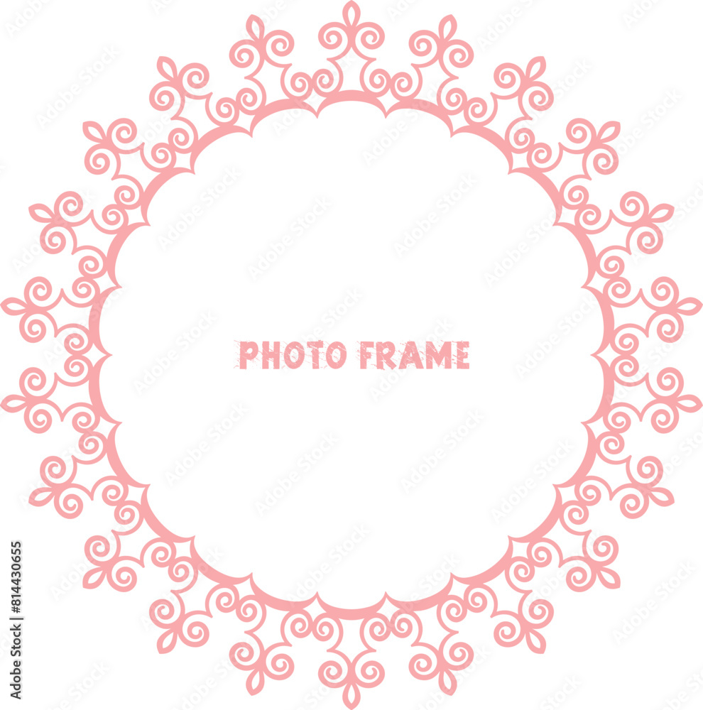 Photo frame with lace for paper cutting, Laser cut template collection. Set of abstract oval, round, square and rectangle frame with swirls, vector ornament. Laser cutting design. Photo frame with lace for paper cutting, Laser cut template collection. Set of abstract oval, round, square and rectangle frame with swirls, vector ornament. Laser cutting design.
