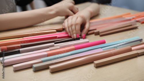 The image contains a variety of colored wax sticks  which are used for wax sealing.  