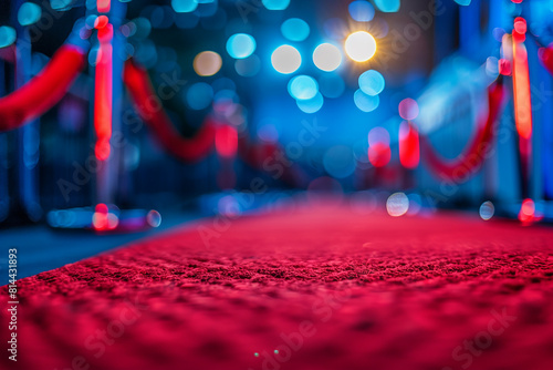 Star-studded red carpet. Business success