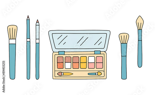 Tapety artystyczne make up set