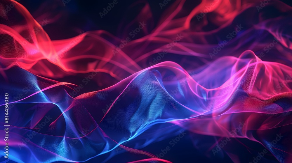 Abstract background of red and blue smoke. 3d rendering, 3d illustration. Abstract background of red and blue smoke. 3d rendering, 3d illustration.