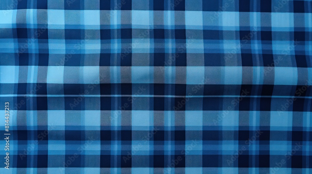 Detailed blue checkered drapes background Detailed blue checkered drapes background