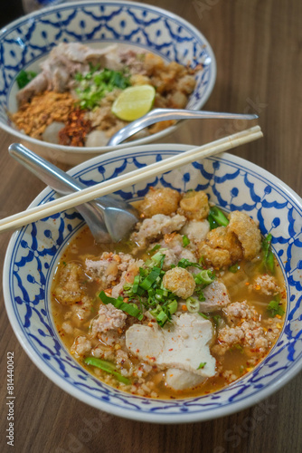 Menu “Sukhothai Tom Yum Noodles”