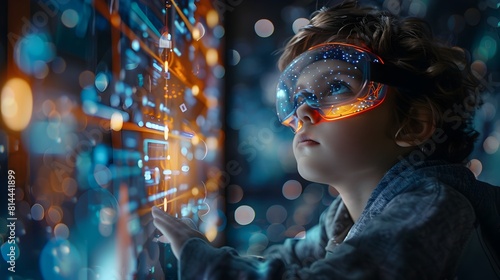 Prodigious Child Exploring Futuristic School Through Immersive Augmented Reality Technology