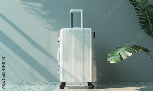 Suitcase luggage mockup