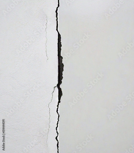 paper on wall or white paint broken wall 