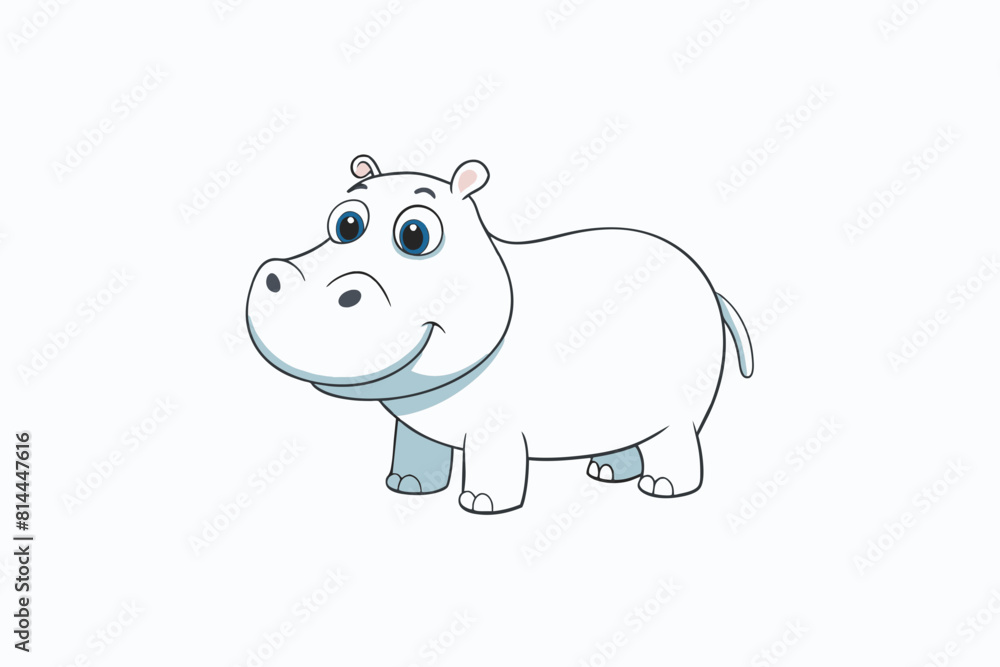 hippopotamus cartoon vector illustration hippopotamus cartoon vector illustration