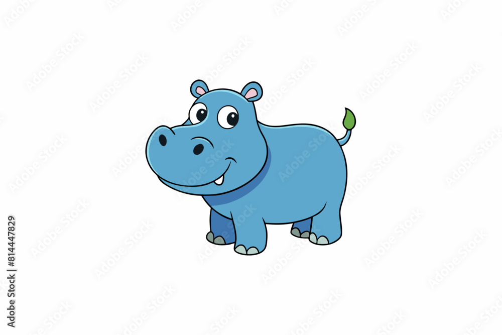 hippopotamus cartoon vector illustration hippopotamus cartoon vector illustration