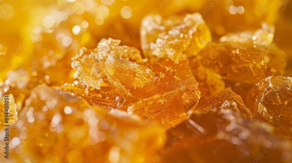 Studio-lit close-up of cannabis concentrate, the live resin's texture and clarity clearly emphasized on an isolated background Studio-lit close-up of cannabis concentrate, the live resin's texture and clarity clearly emphasized on an isolated background