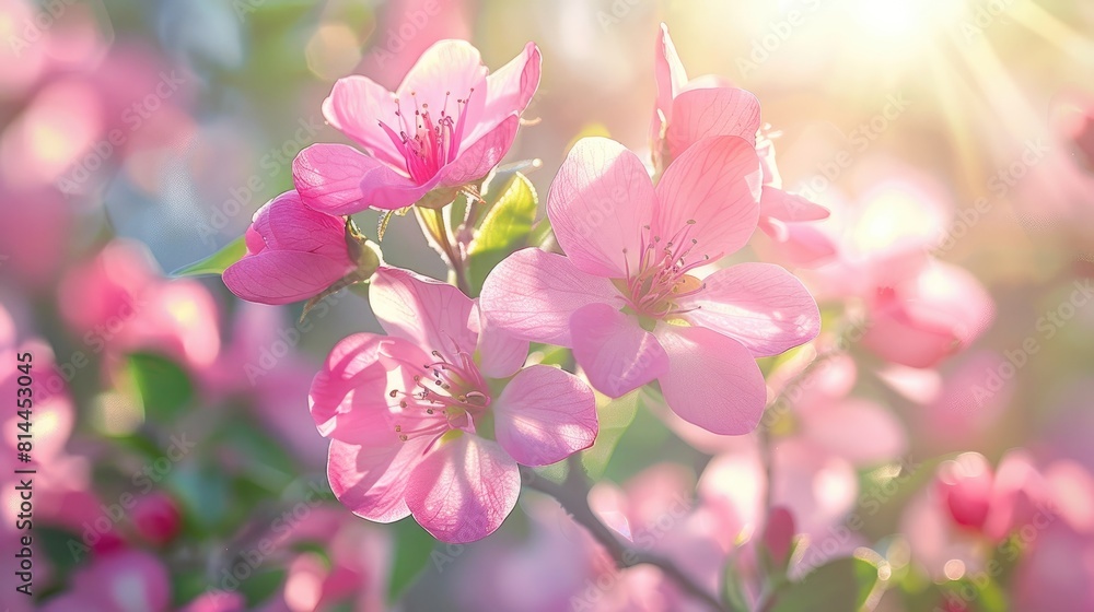 Vibrant Pink Flower Cluster Scene from Nature Vibrant Pink Flower Cluster Scene from Nature