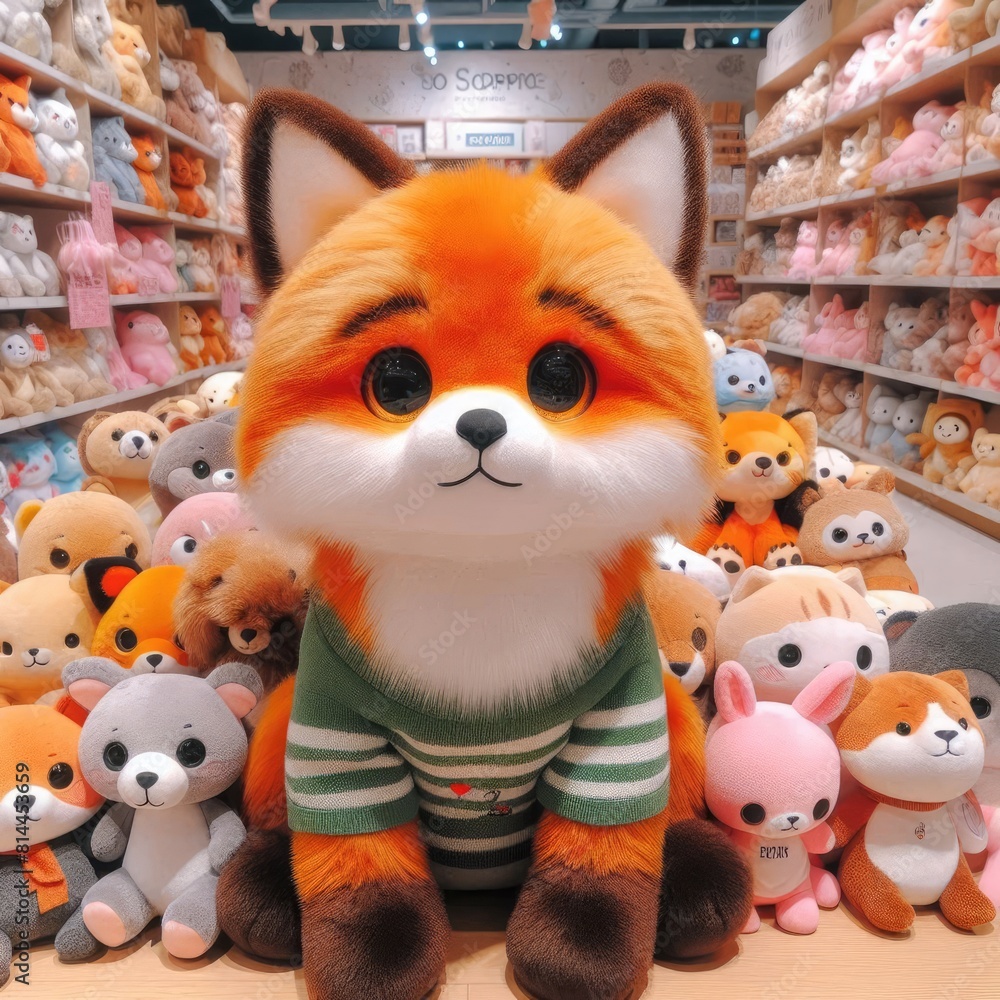 Obraz premium Colorful Doll Shop Interior