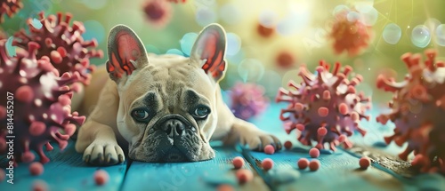 Canine adenovirus CAV photo