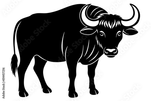 buffalo cartoon vector illustration