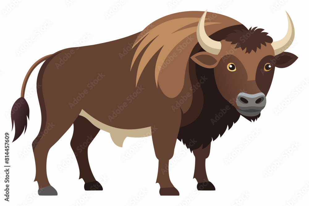 buffalo cartoon vector illustration buffalo cartoon vector illustration